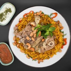 Kabsa met vlees — Gardenia Restaurant Breda